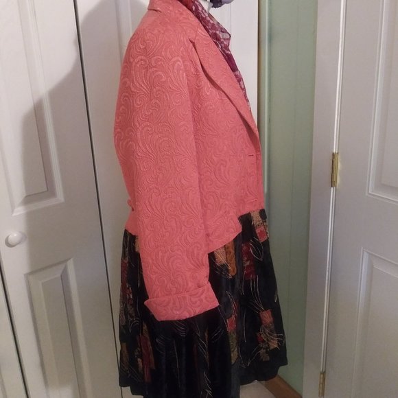 1812 Jeaniemade Size 16 Emma James Upcycled Jacket - Picture 5 of 10